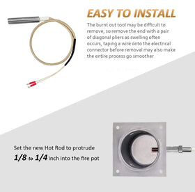 ZHOUWHJJ replacement part provides durable, convenient grilling season after season.