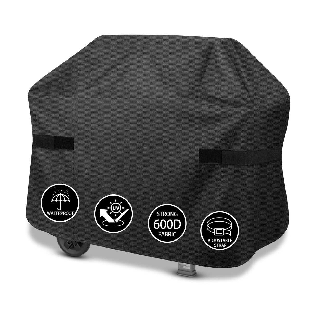 ZHSX grill cover 51-inch outer view showing weather protection for your BBQ