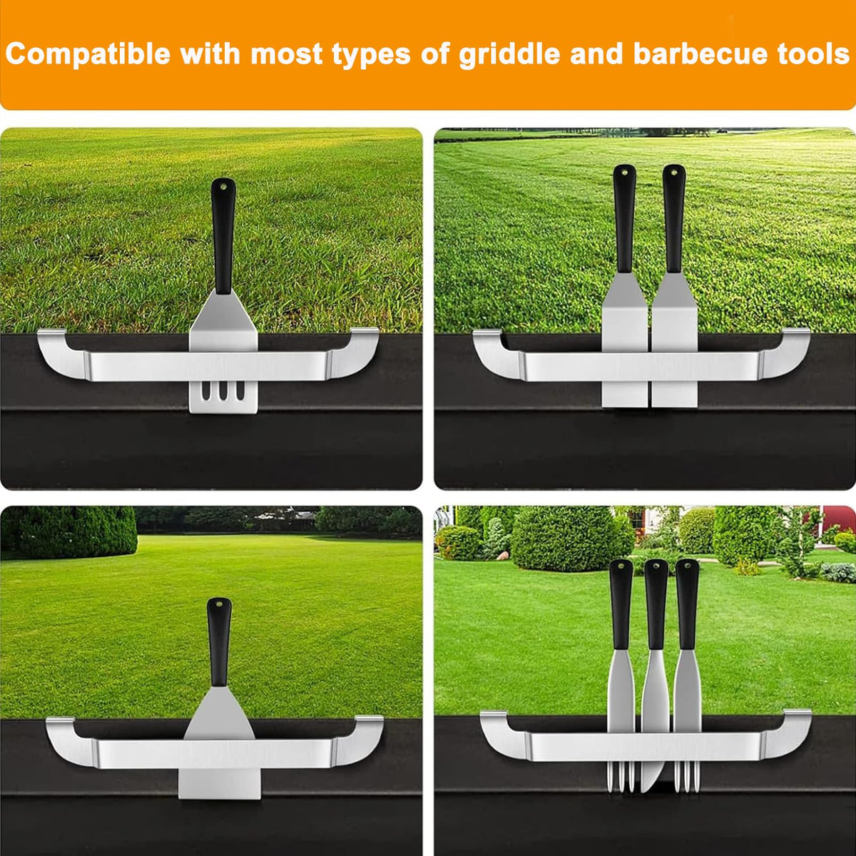 ZHSX magnetic spatula rack upgrade provides secure storage during cooking.