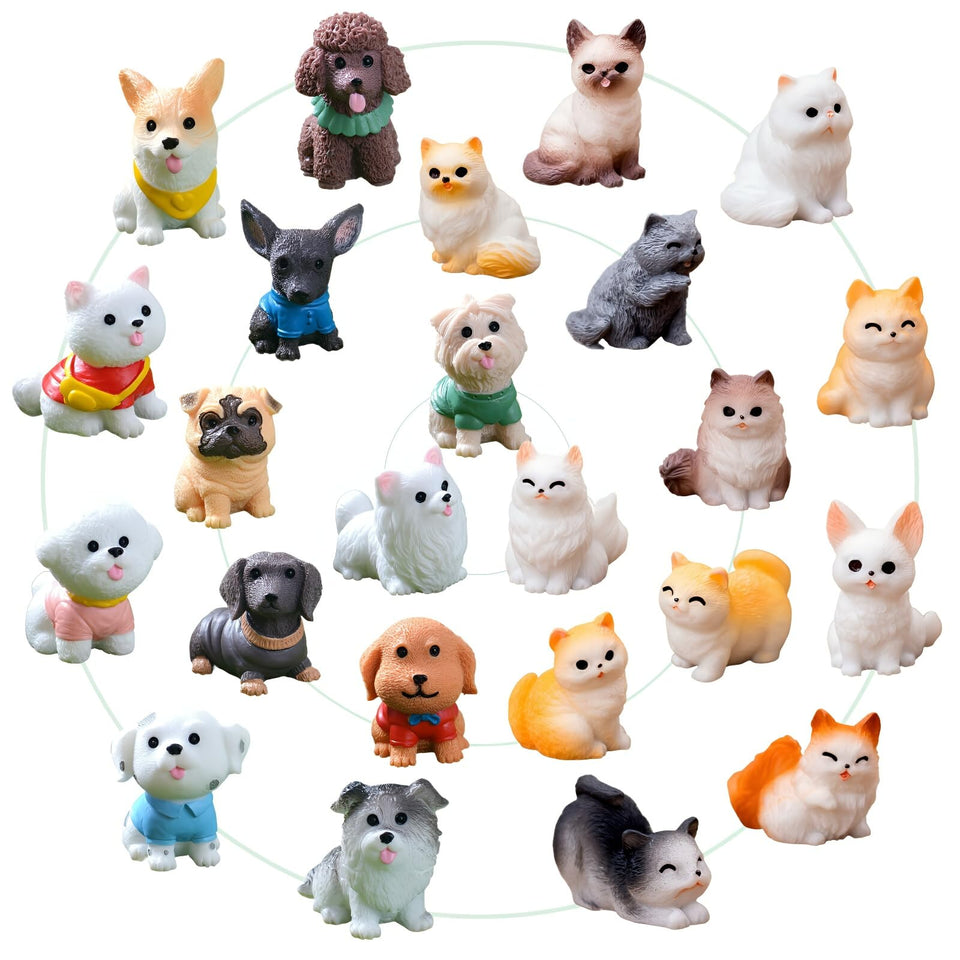 ZHUOAOO mini cat figurine Ragdoll for desk decor and cake toppers.