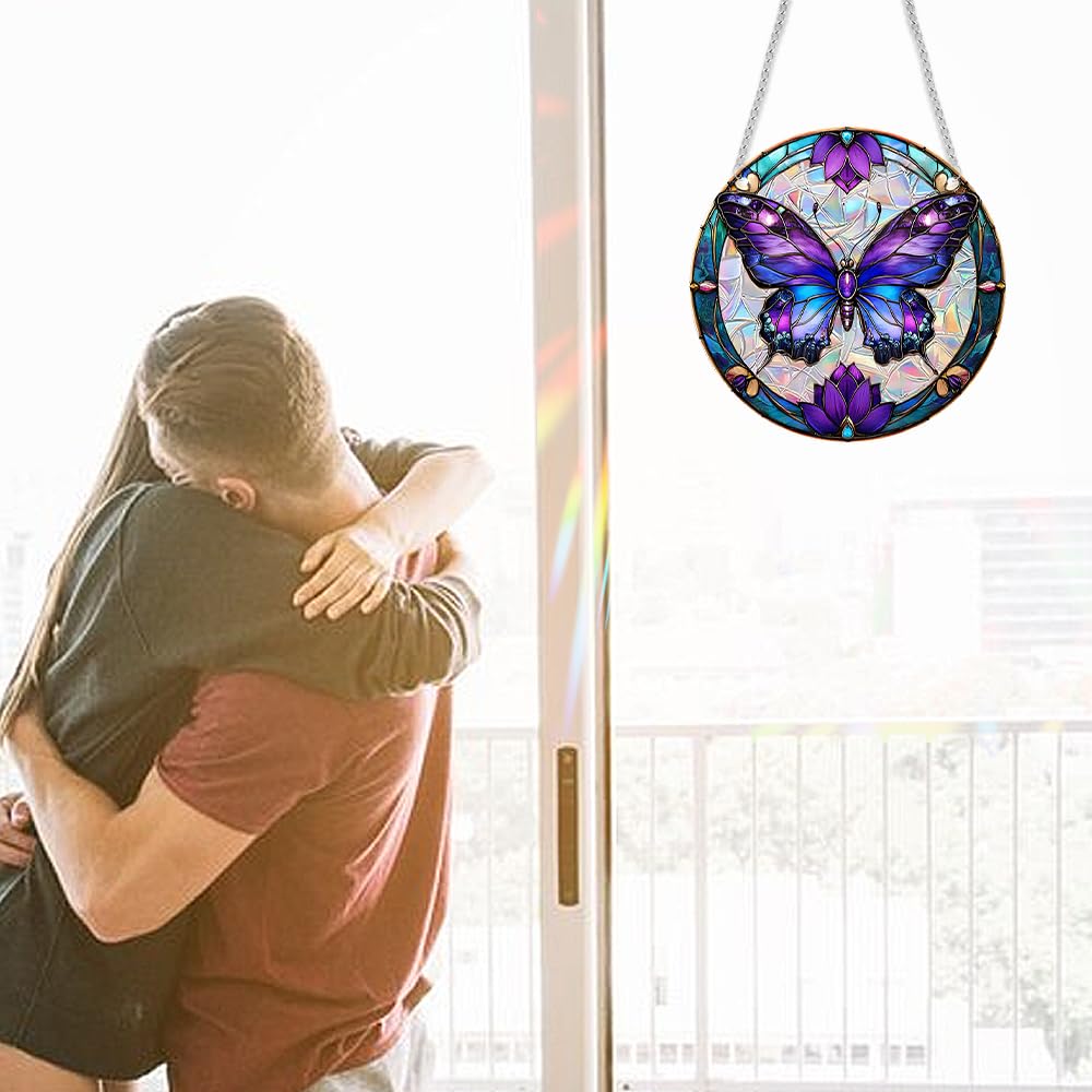Zhuoyaju colorful window hanger brightens rooms with sunlit color
