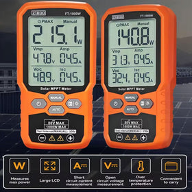 ZIBOO FT-1000W CAT-III 1000V safety rating supports high-voltage arrays