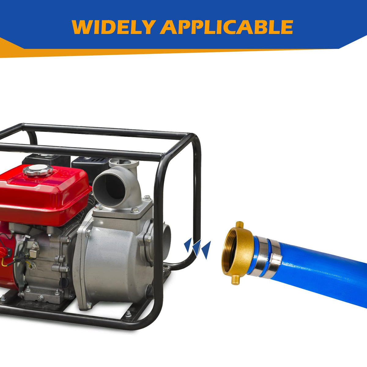 Zicely durable clamps and corrosion-resistant fittings ensure long service