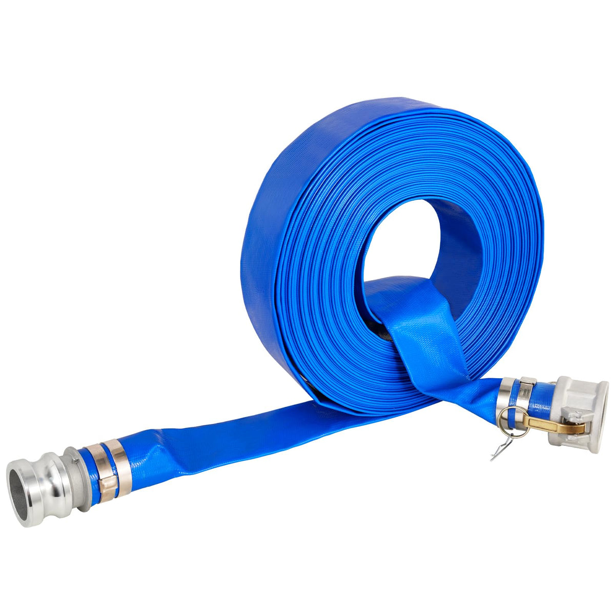 Zicely brass cam levers provide quick, secure locking to prevent disconnects.