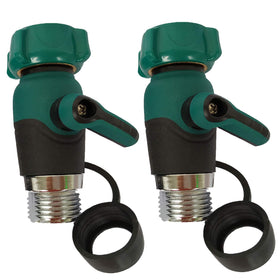 Zifoudvs garden hose shut off valve side view showing easy water control.