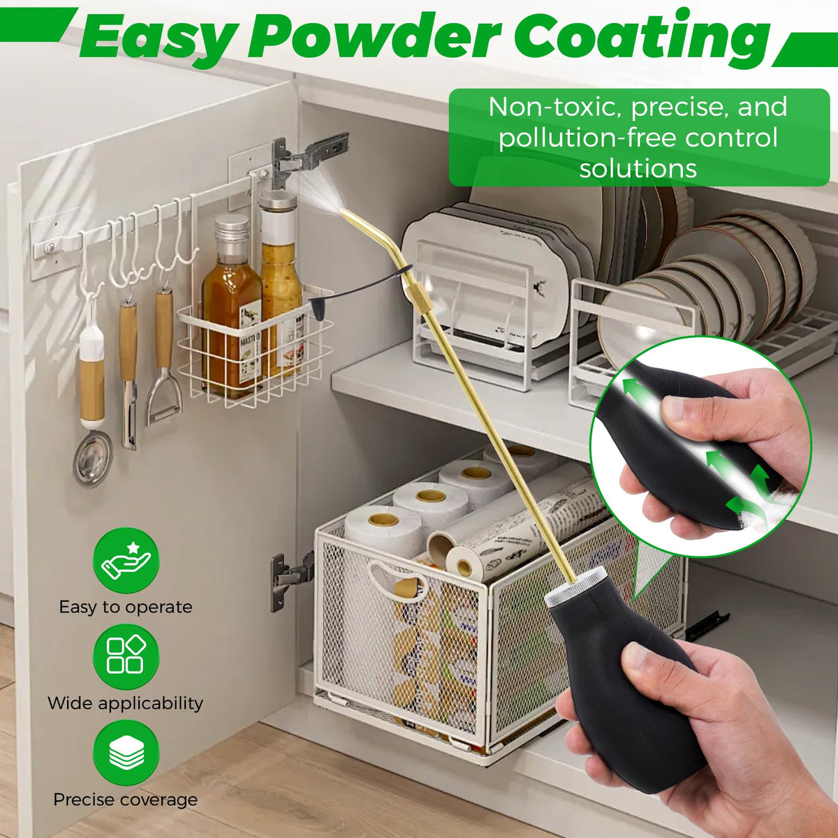 Zihvfzu complete kit includes duster, sprayer, funnel, and spoon for ready-to-use application.