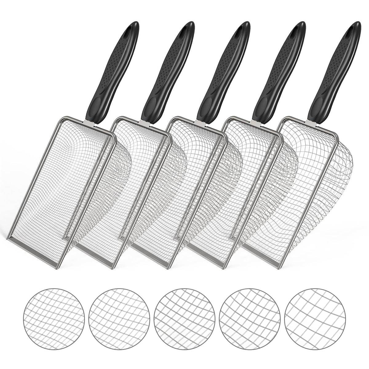 Zihvfzu soil sifter with 2mm mesh for precise seed and debris separation