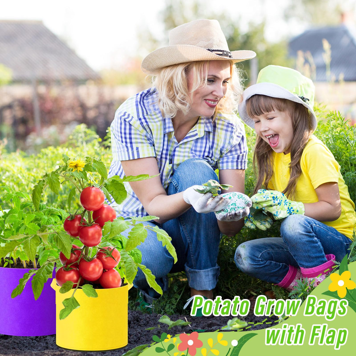 Ziliny 24-piece pack offers color variety for different plant groups.