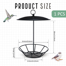 Ziliny metal seed cake holder for backyard birds, offering durability and weather-resilient performance