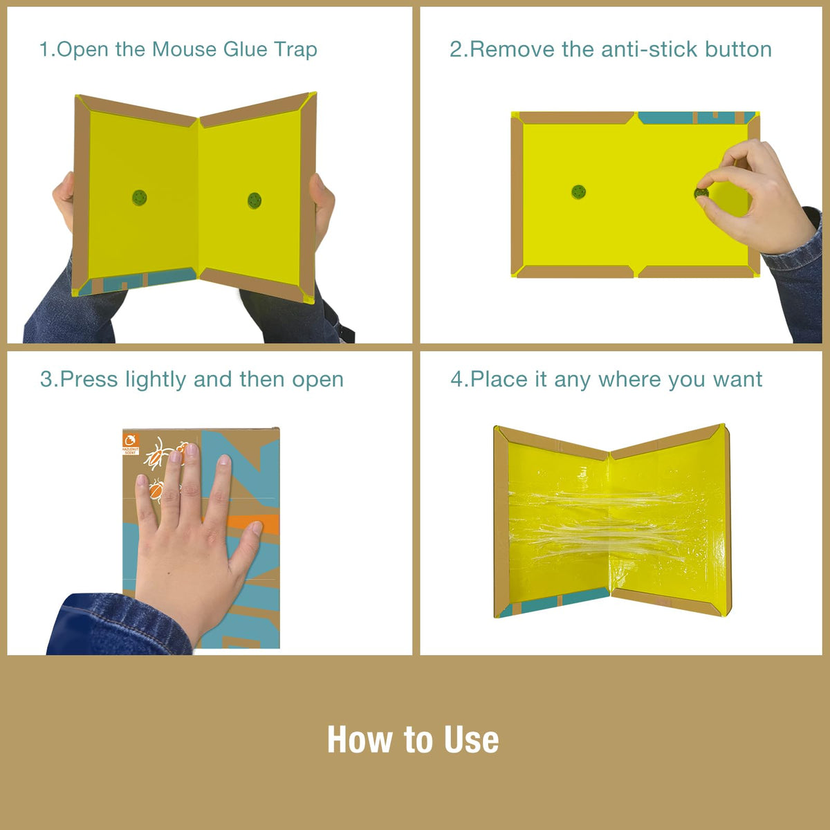 ZingZap glue boards designed for indoor use in homes and businesses