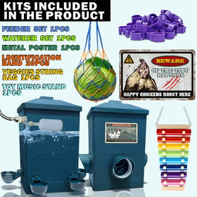 ZINZINULER waterer with float valve automatically stops at full to prevent spills