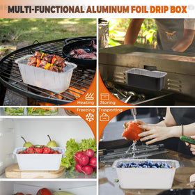 Ziopetru keeps your grill's area clean during and after grilling.