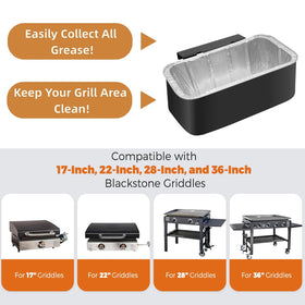 Ziopetru snap-fit under grease tray slot ensures stable compatibility.