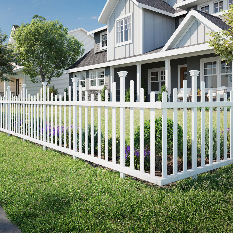 Zippity Madison fence panel set ready for quick yard boundary setup