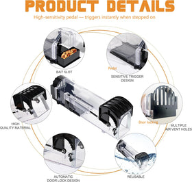 Ziprusburk safe-release design enables no-touch release.