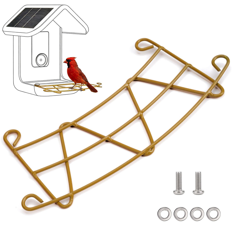 ZIRKOZIR perch extender on Bird Buddy setup expands space for larger birds