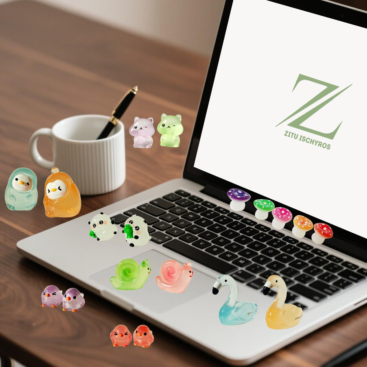 ZITU ISCHYROS glow-in-dark figures make a unique gift for garden lovers.