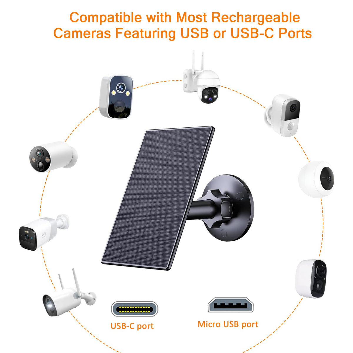 Zivif 360 degree adjustable mount for flexible outdoor placement