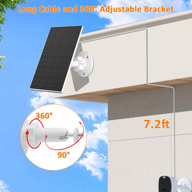 Zivif 360-degree wall bracket enables flexible mounting.