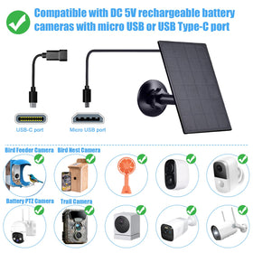 Zivif bundle contents show two solar panels and mounting hardware.