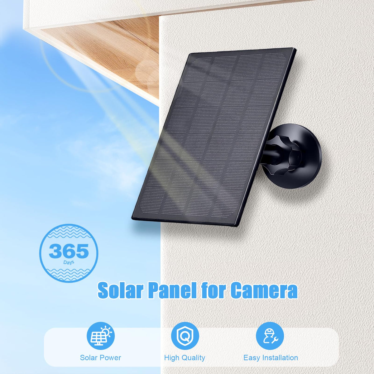 Zivif easy installation with a 360-degree bracket and screws for quick setup.
