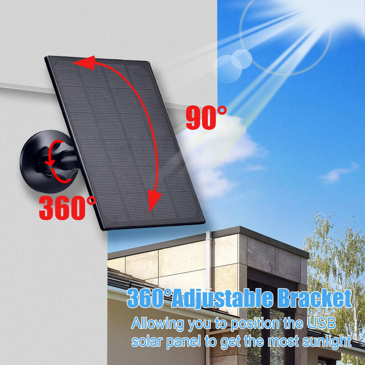 Zivif monocrystalline silicon panel delivers efficient energy capture for cameras.