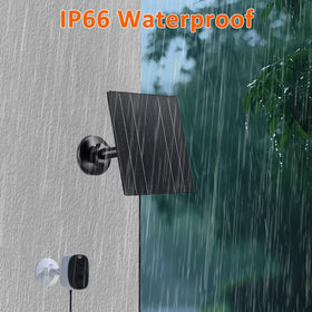 Zivif outdoor installation powering security cameras in any season.