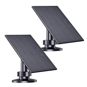 Zivif solar panel 2W for outdoor security cameras powers devices in daylight.