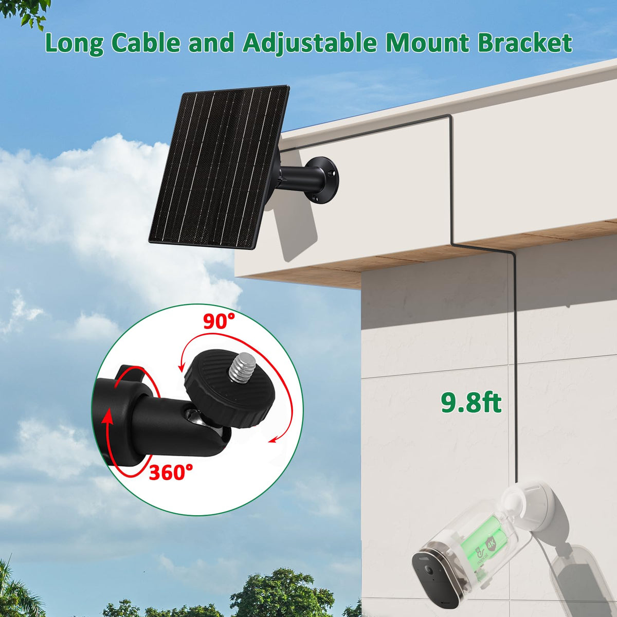 Zivif DC port ensures wide device compatibility outdoors.