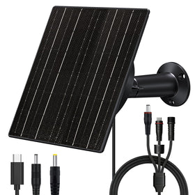 Zivif trail camera solar charger panel setup for remote power capture.