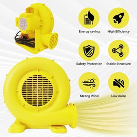 Ziziella Bounce House Blower stable base during outdoor setup