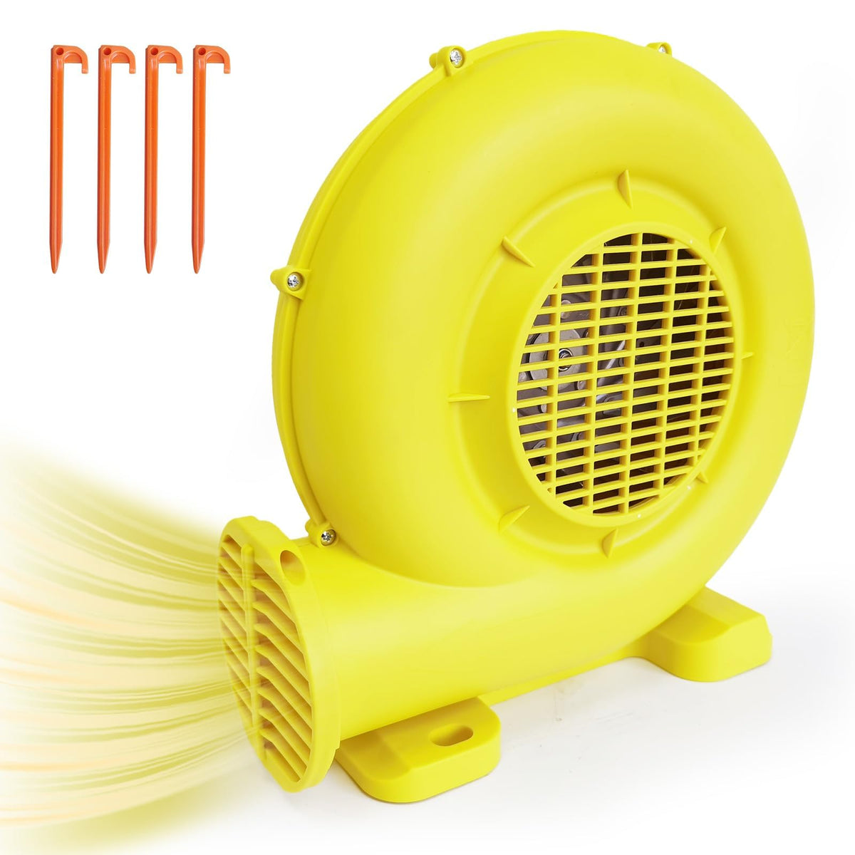 Ziziella Bounce House Blower front view powering quick inflation