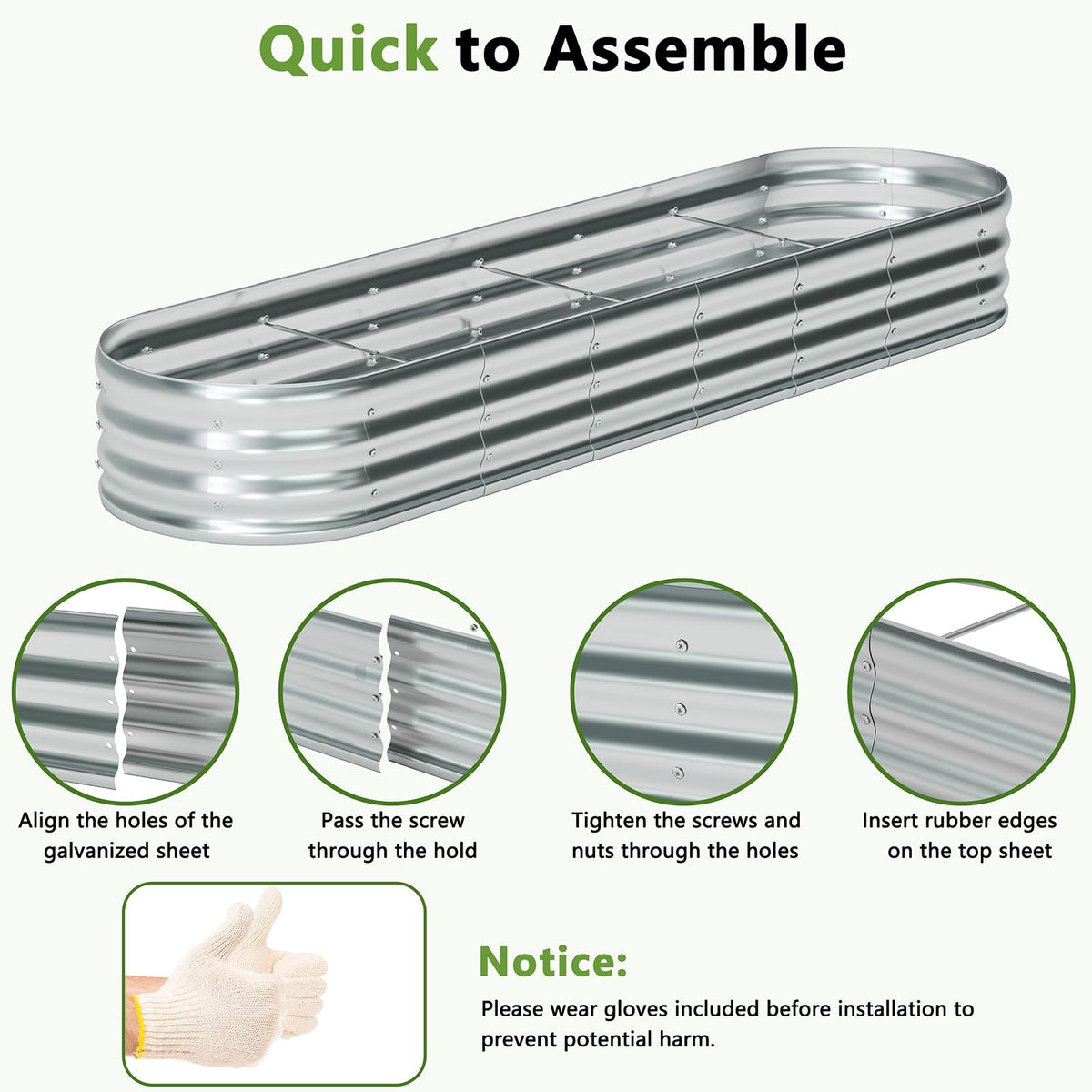 Zizin galvanized anti-corrosion finish on a durable frame.