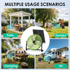 ZIZIWIN long-lasting battery powers hours of cooling outdoors.