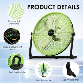 ZIZIWIN durable metal frame supports outdoor use in all weather.