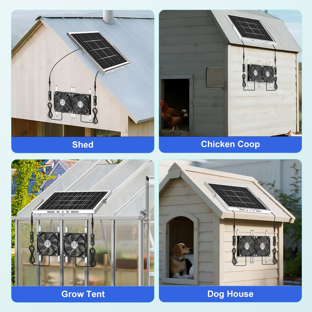 ZIZIWIN aluminum IP67-rated unit resists weather for reliable outdoor use.