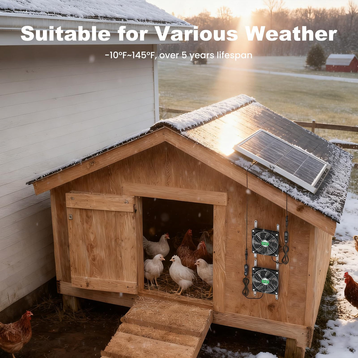 Daytime solar operation powered by sunlight without a battery