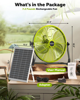 ZIZIWIN portable design fits sheds gazebos and travel gear