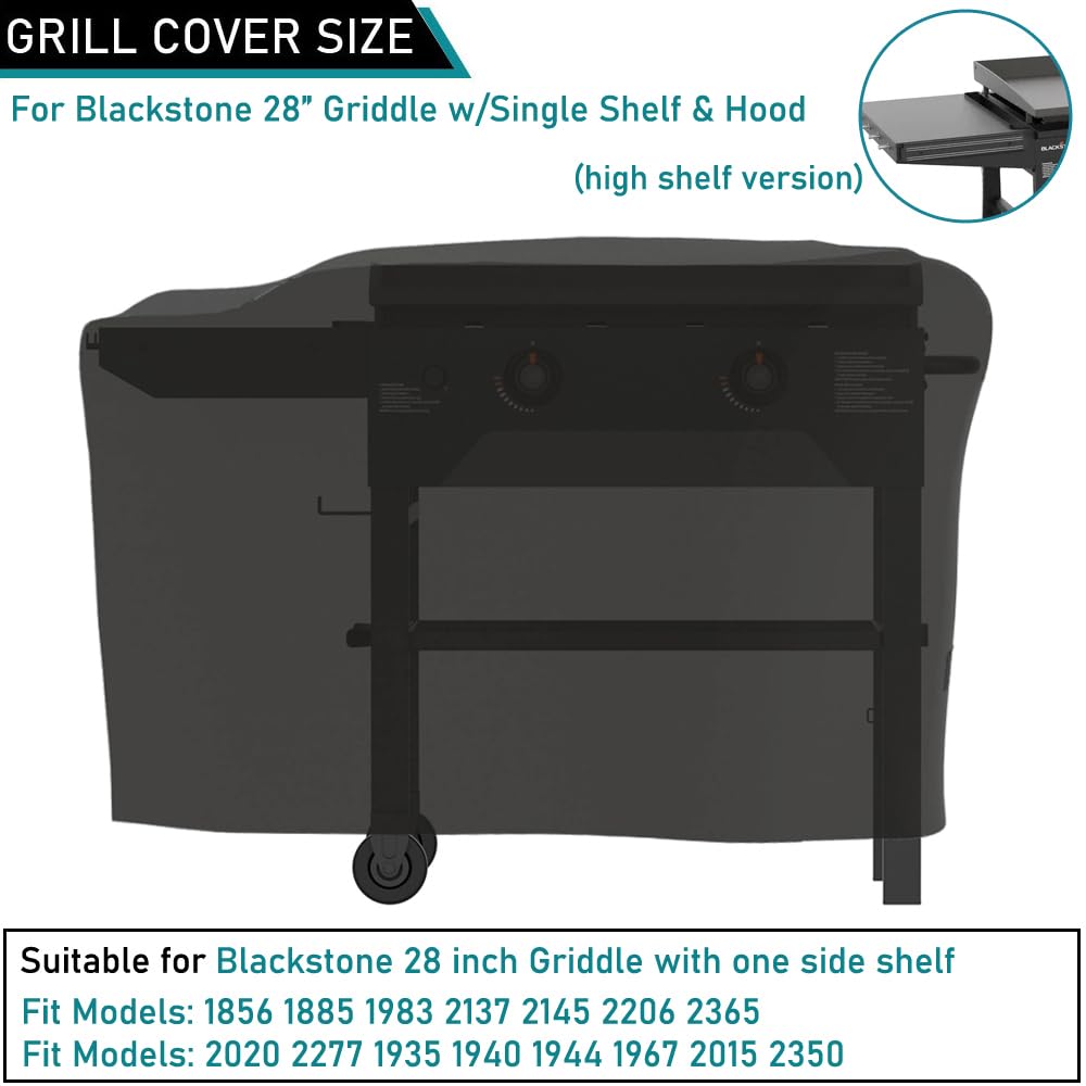 ZJYWSCH cover for Blackstone Adventure Ready 22-inch guards against wind and weather.