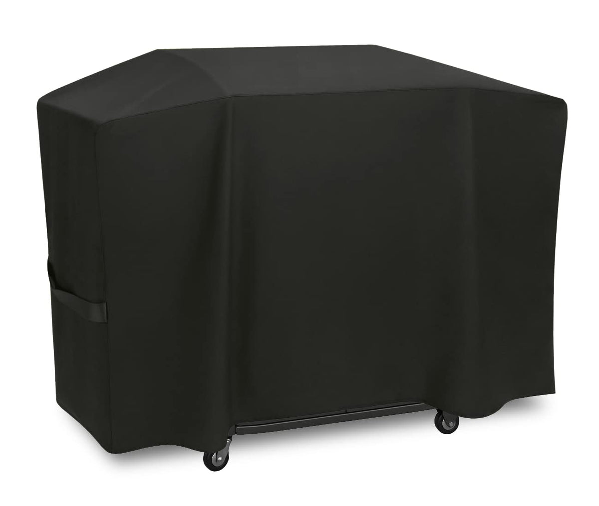 ZJYWSCH griddle cover with dimensions protecting a Blackstone 30-inch grill