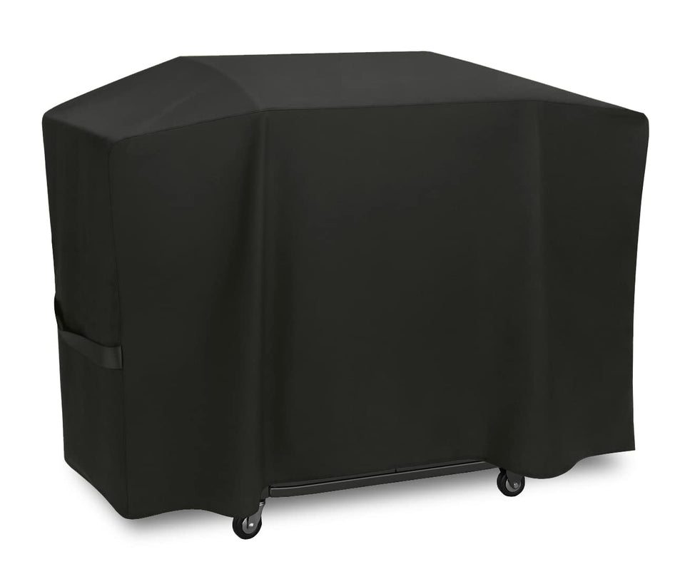 ZJYWSCH griddle cover with dimensions protecting a Blackstone 30-inch grill