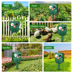 ZLieatmp 2Pack easy installation in garden or coop for deterrence.