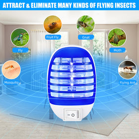 ZLieatmp bedroom-friendly zapper operates quietly for undisturbed nights.