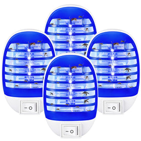 ZLieatmp 4-pack indoor zapper front view for quiet room pest control.