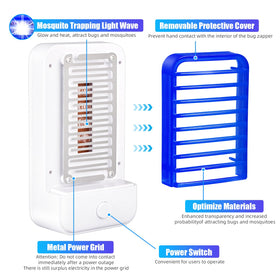 ZLieatmp blue night-light glow for bedrooms without disturbance