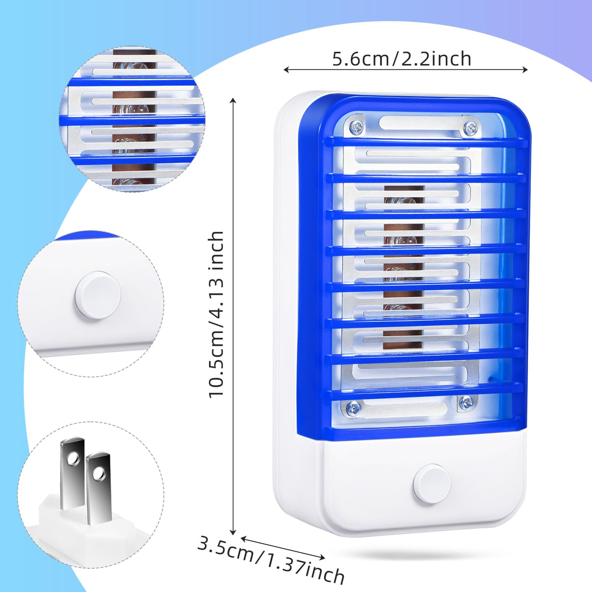 ZLieatmp quick brush clean keeps the bug light performing at best
