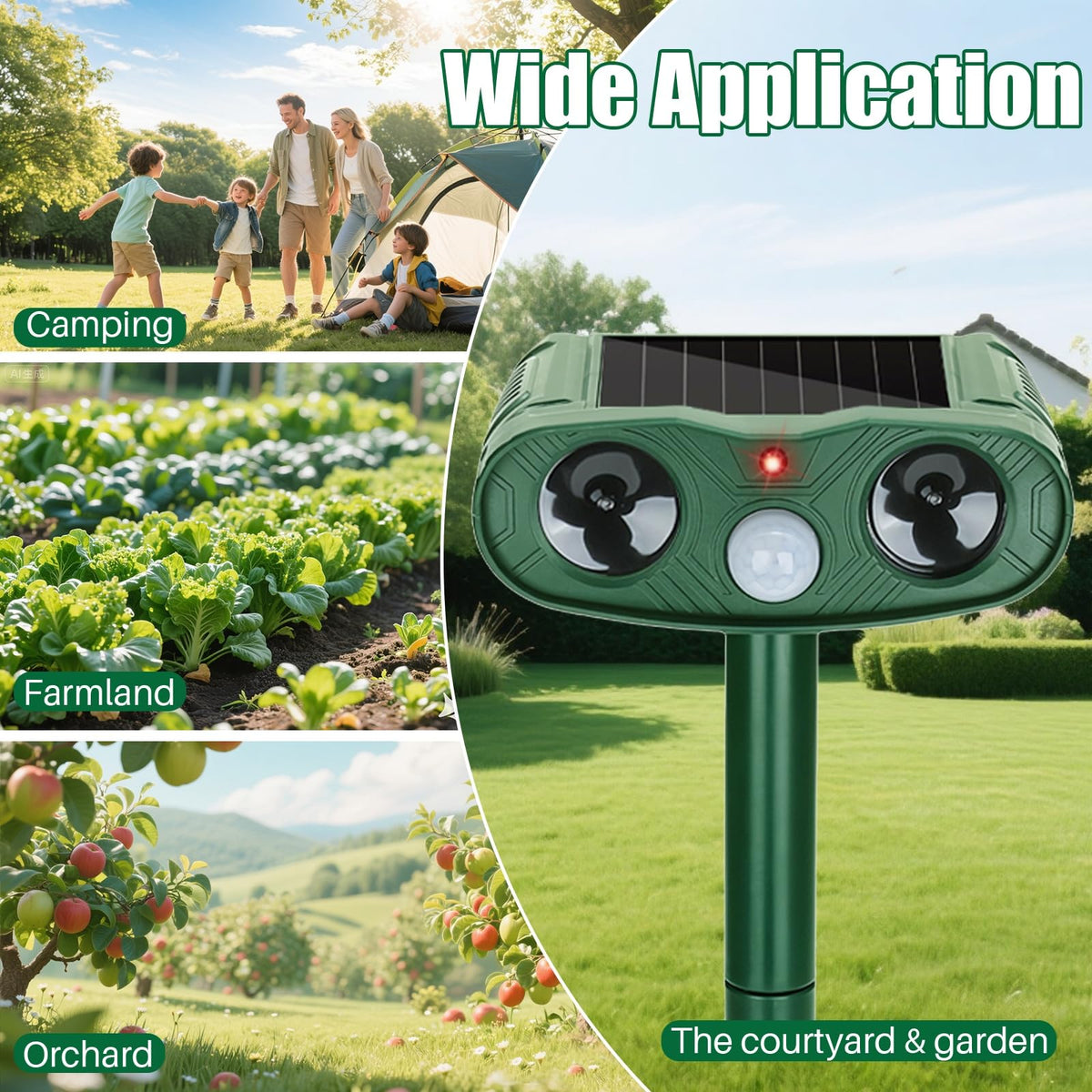 ZLieatmp outdoor deployment positions the device for optimal sun exposure and protection