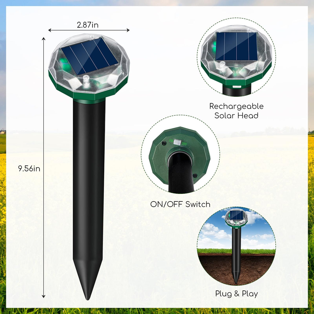 ZLieatmp rain snow weatherproof exterior use year round