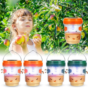 ZLieatmp solar-wasp-trap-outdoor-hanging keeps your patio pest-free