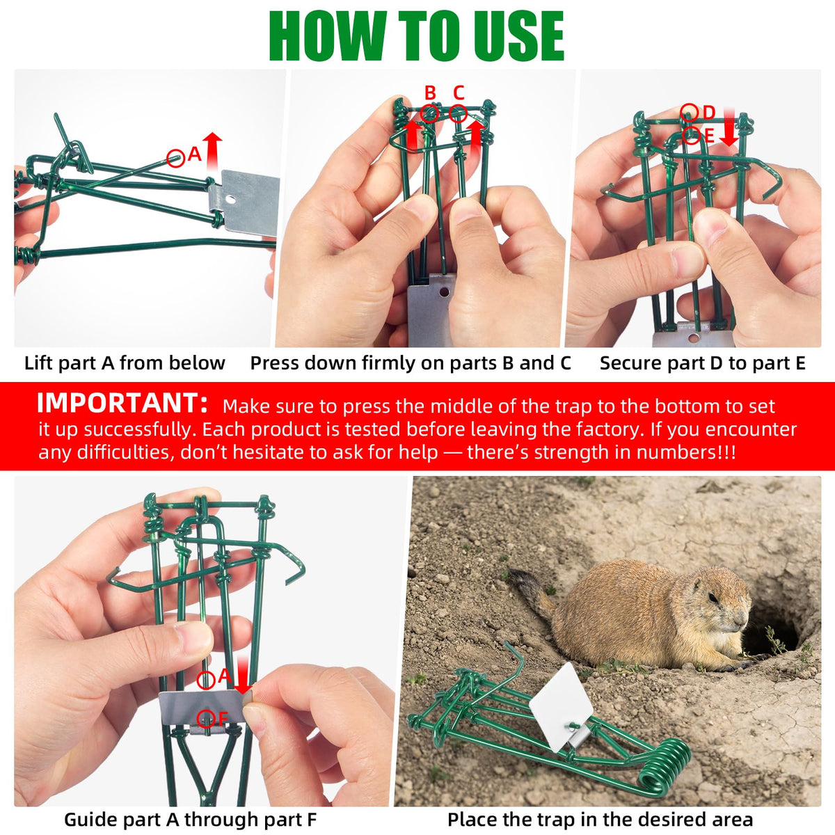 ZLieatmp weatherproof outdoor traps endure seasonal outdoor conditions